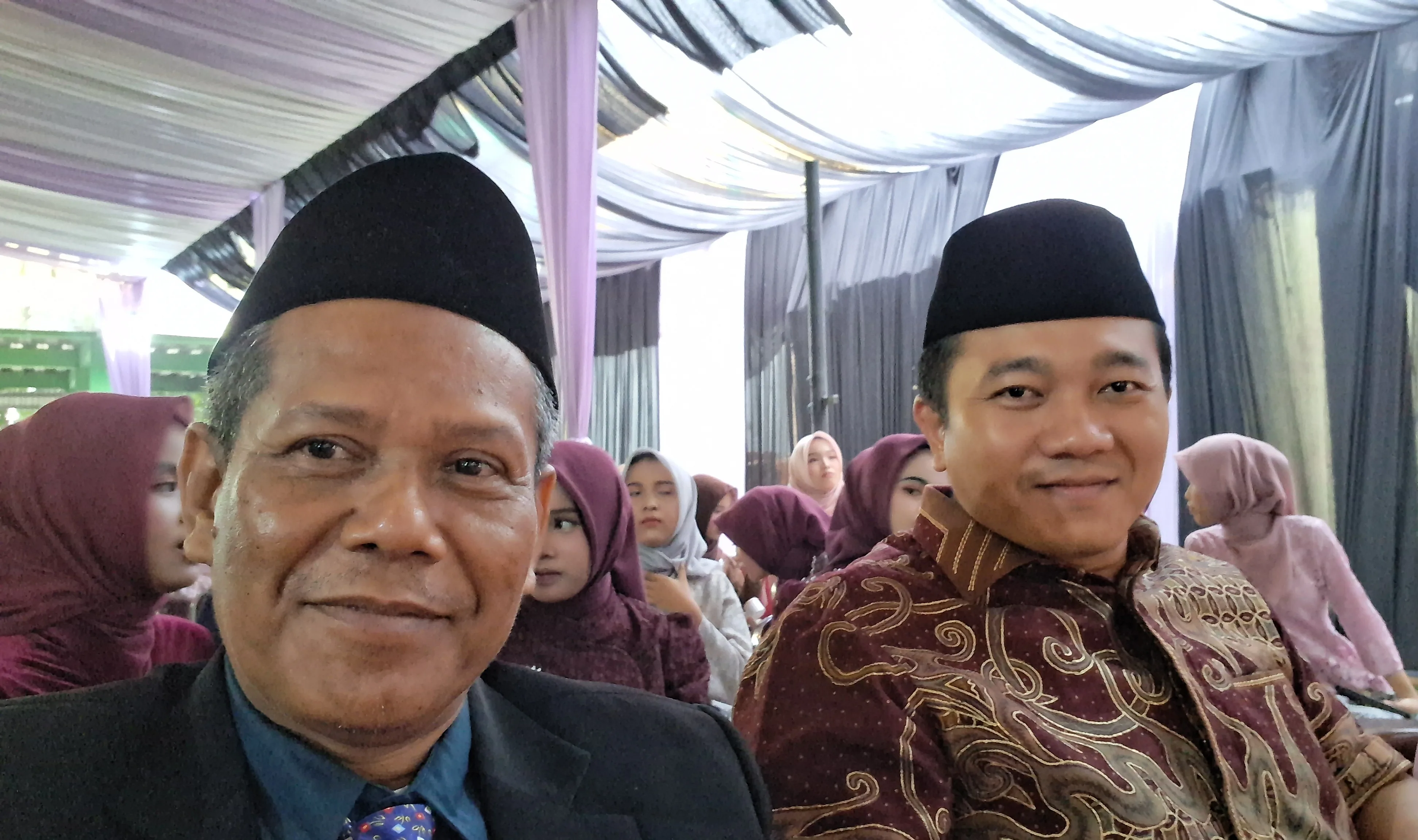 Sekcam Panongan, Hadiri Haflah Akhirussanah SMP Darussalam