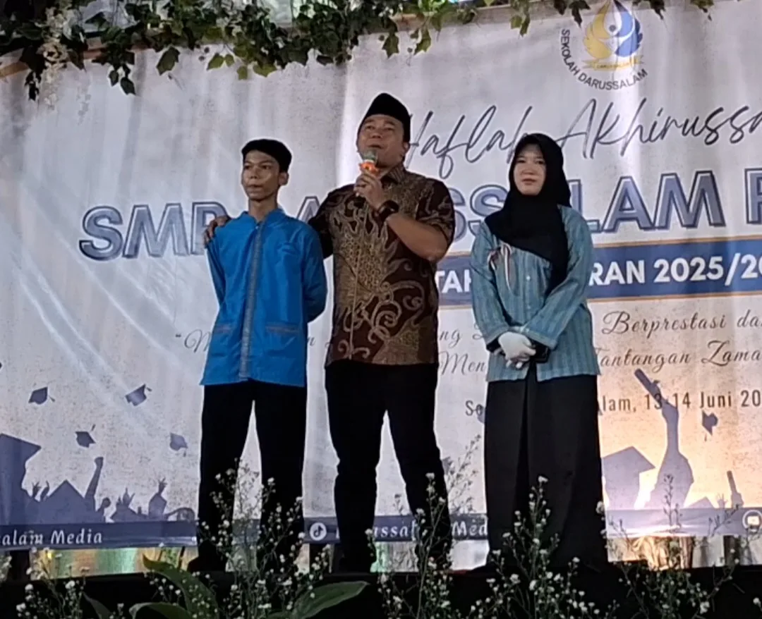 Sekcam Panongan, Hadiri Haflah Akhirussanah SMP Darussalam