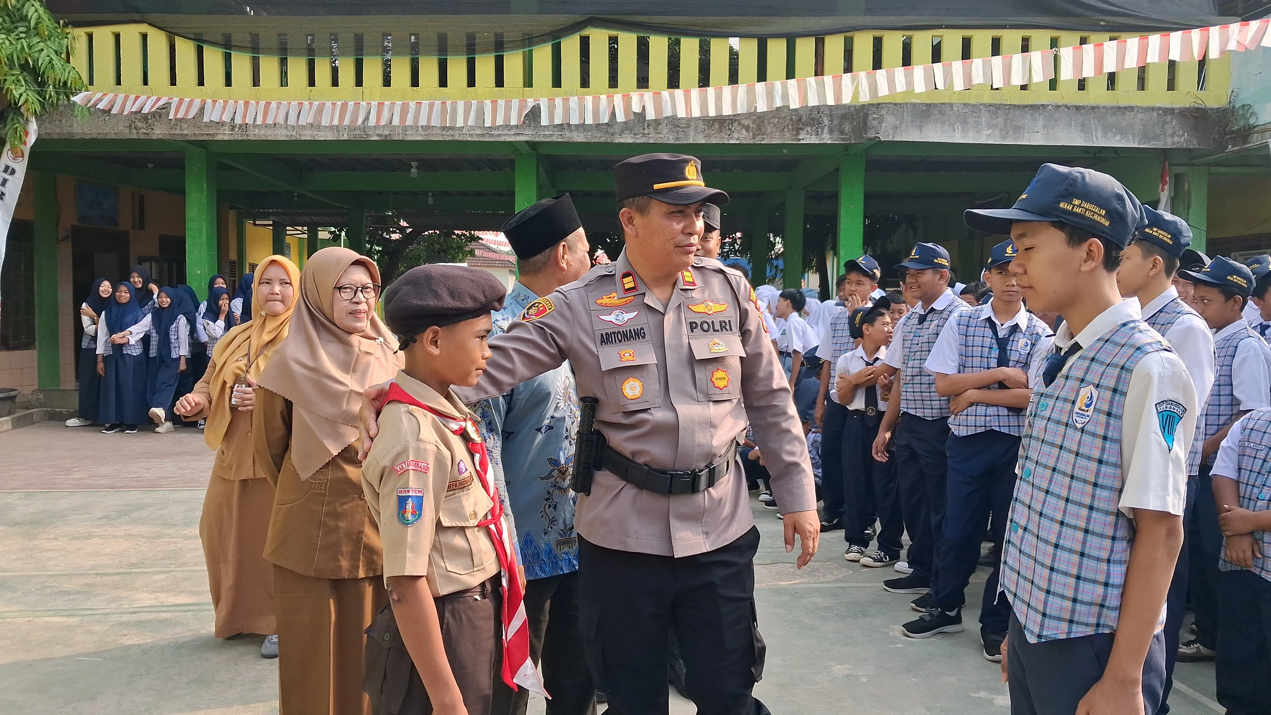 AMANAT KAPOLSEK PANONGAN, DI UPACARA DARUSSALAM